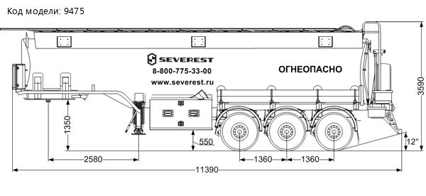 Полуприцеп-цистерна ППЦ 29К-32-3
