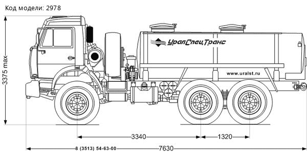 АЦПТ-8 Камаз 43114-15