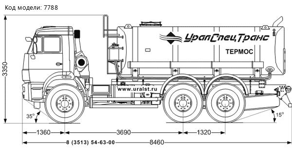 АЦПТ-10 на шасси Камаз 43118-46