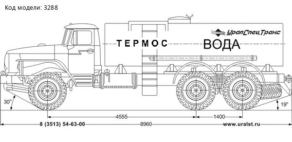 Автоцистерна АЦПТ-13-4320