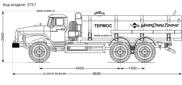 АЦПТ-9,5 Урал 4320-60
