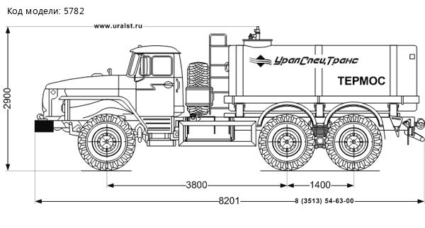 АЦПТ-8 Урал 5557-60
