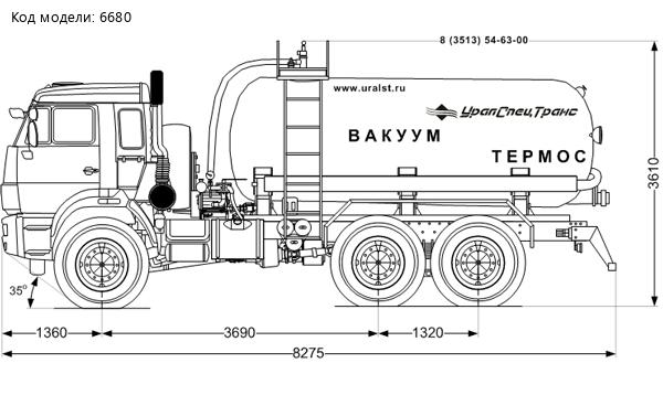 МВ-10 КО УСТ-5453 Камаз 43118-3049-46