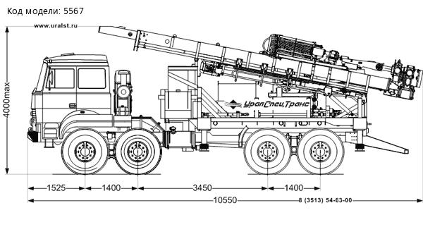 Буровой станок FORACO HV 2000 RCM на шасси Урал 532362-1122-70