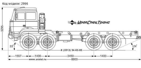 Контейнеровоз Урал 53236