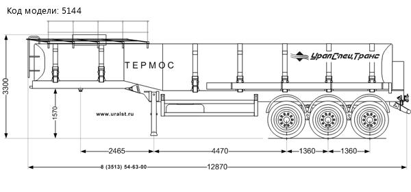 Полуприцеп-цистерна для нефти