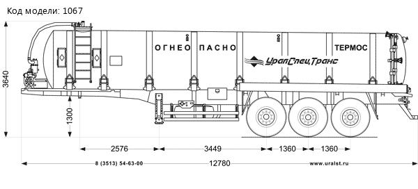 Полуприцеп-цистерна вакуумная ППЦВ 25Т-32-ОД PNR УСТ-94651