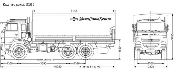 Бортовой автомобиль Камаз 43118-6033-24