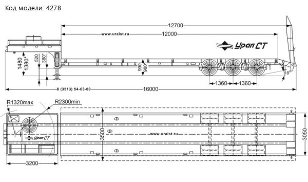 Полуприцеп тяжеловоз