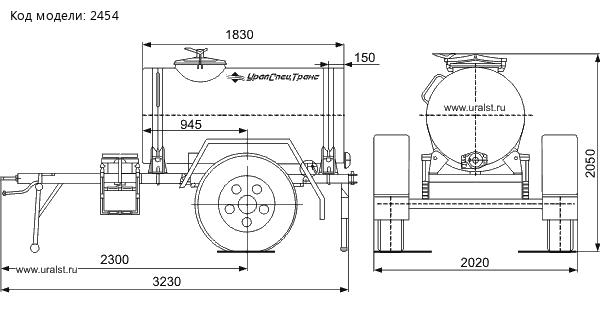 Прицеп-цистерна 8611-10