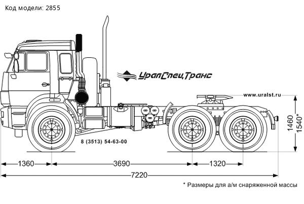 Седельный тягач Камаз 44108-24