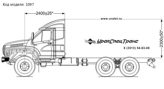 Оборудование кабины Урал-NEXT спальным местом