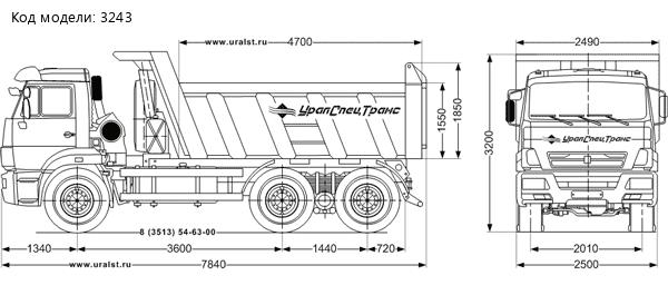 Самосвал Камаз 6520-63