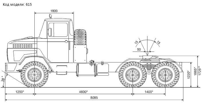 Седельный тягач КрАЗ-6446