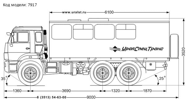 Вахтовый автобус Камаз 43118-46