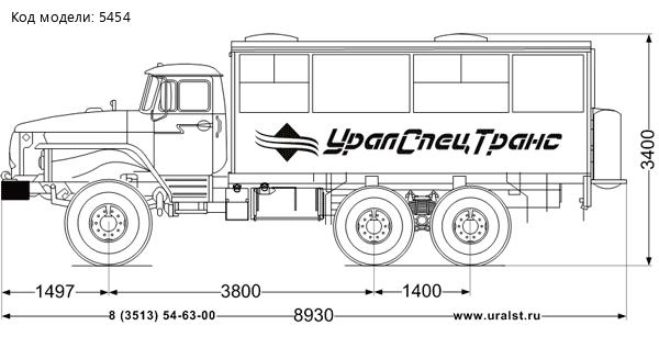 Автобус вахтовый Урал 32551-0013-61Е5