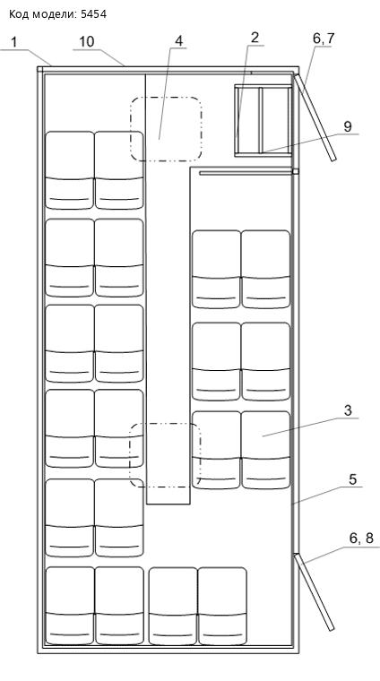 Автобус вахтовый Урал 32551-0013-61Е5