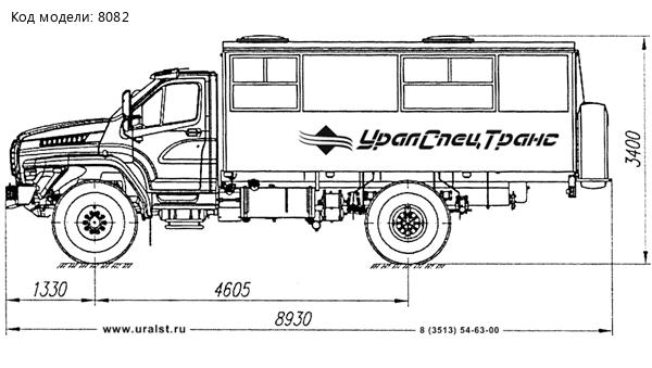 Автобус вахтовый Урал-NEXT