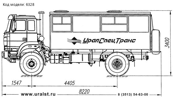 Вахтовый автобус Урал 32552-3013-79М