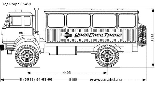 Вахтовый автобус Урал 32552-3013-79