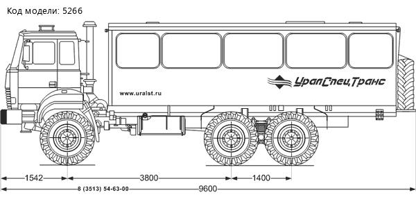 Вахтовый автобус Урал 3255-3013-79