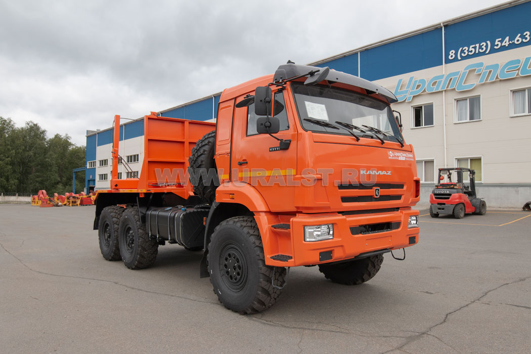 Лесовоз с местом под КМУ УСТ 5453LB Камаз 43118-50 сп.м