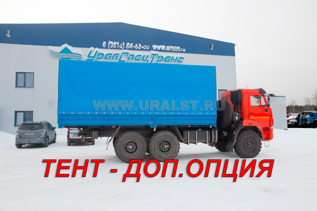 Бортовой автомобиль УСТ 54531J Камаз 43118-3027-50, тент доп.опция