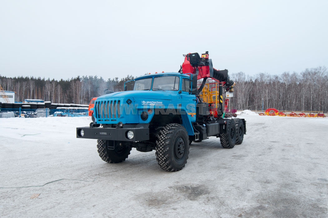 Седельный тягач с КМУ ИТ-200 (тросовый, люлька, бур) УСТ 5453 Урал 4320-60Е5