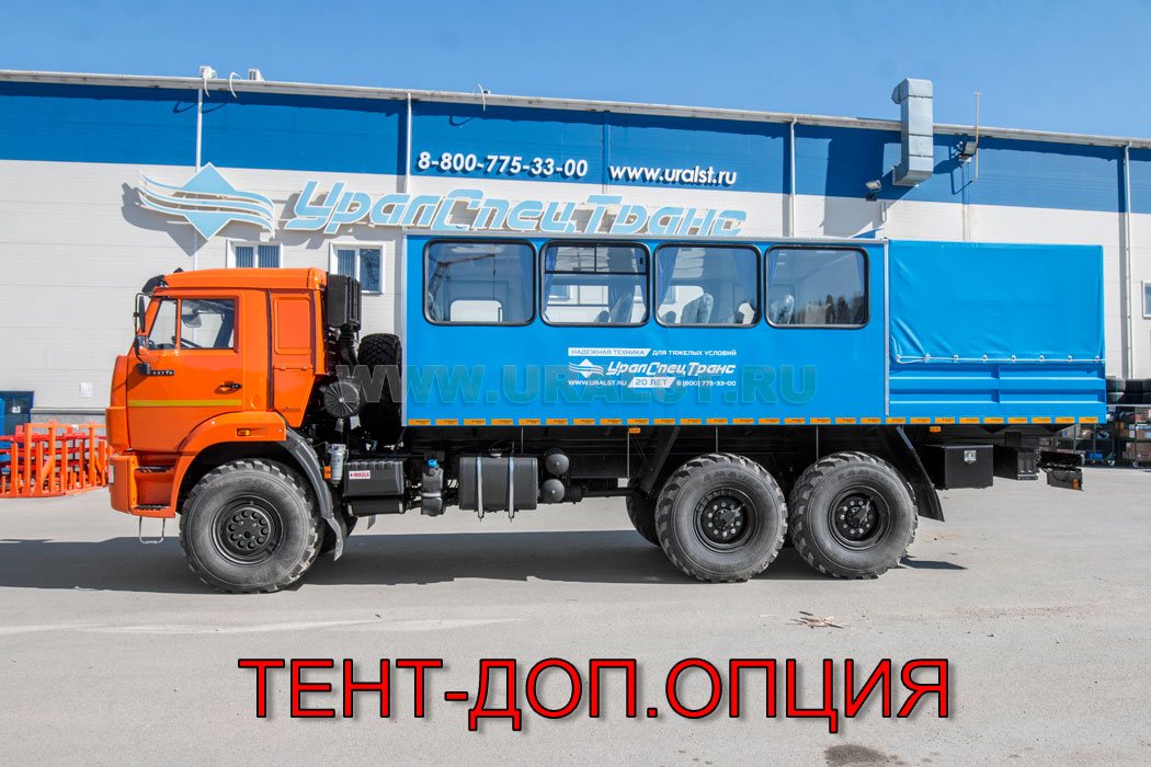 Автобус пассажирский ГПА УСТ 54535 (16+2) откр. Камаз 43118-50