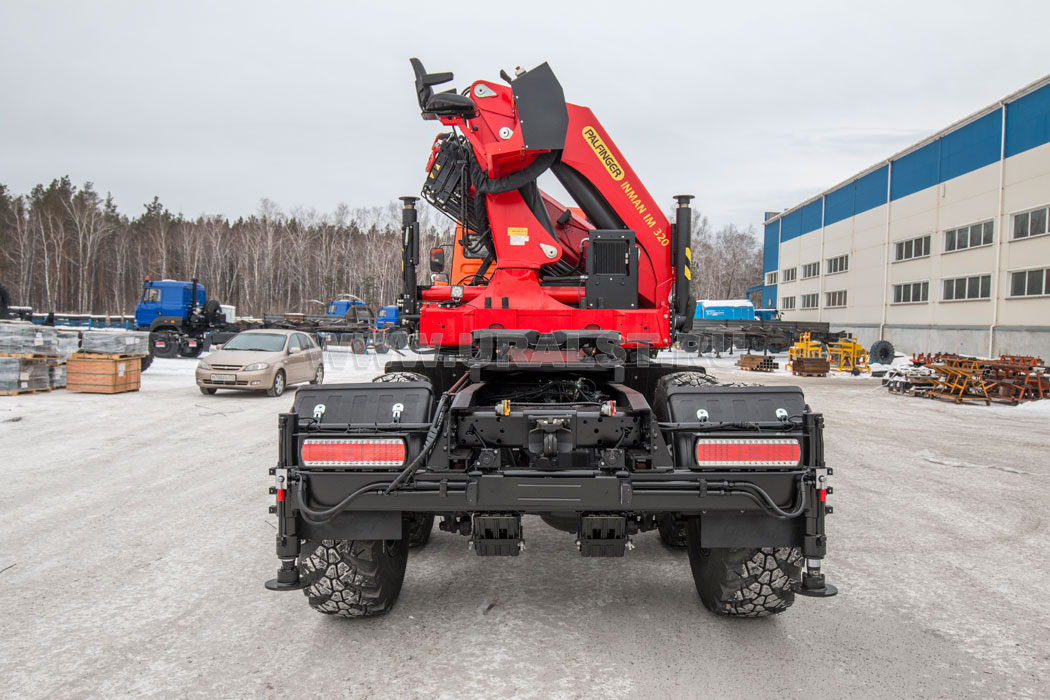 Седельный тягач с КМУ ИМ-320-04 УСТ 5453 Камаз 43118-50