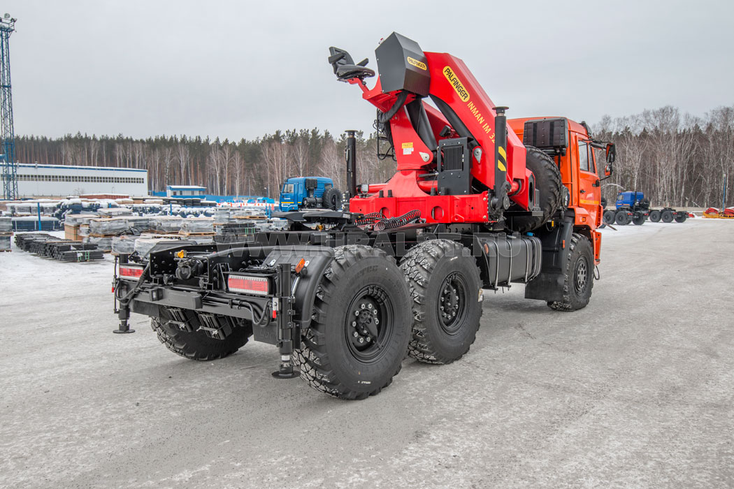 Седельный тягач с КМУ ИМ-320-04 УСТ 5453 Камаз 43118-50