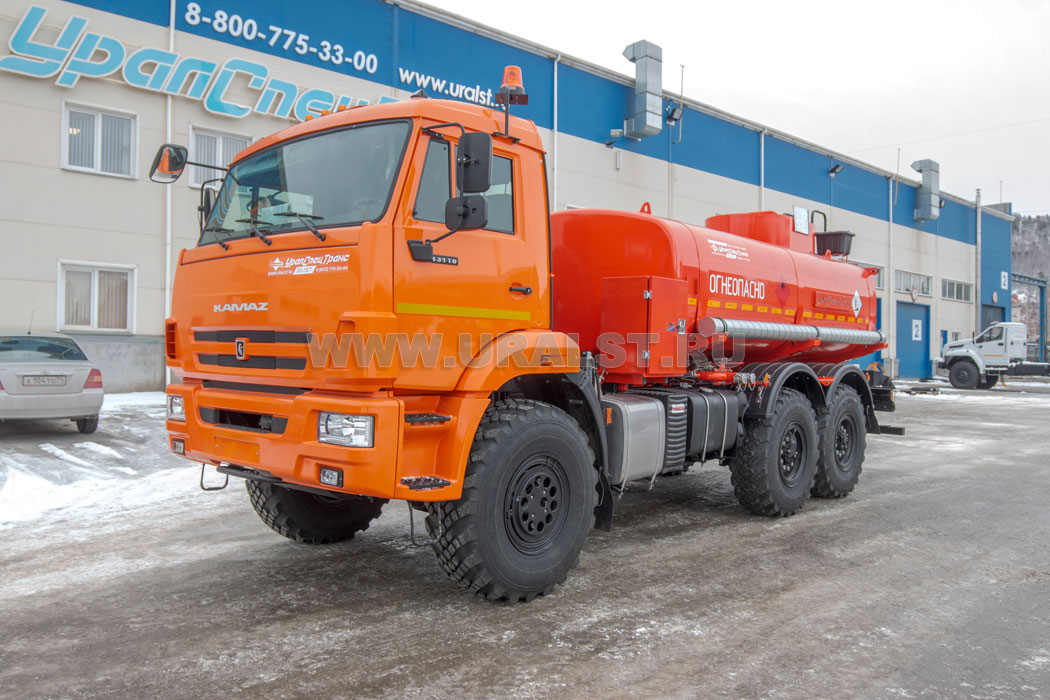 Автотопливозаправщик АТЗ-11Б УСТ 5453 Камаз 43118-50 доработка под ДОПОГ, УВЭОС