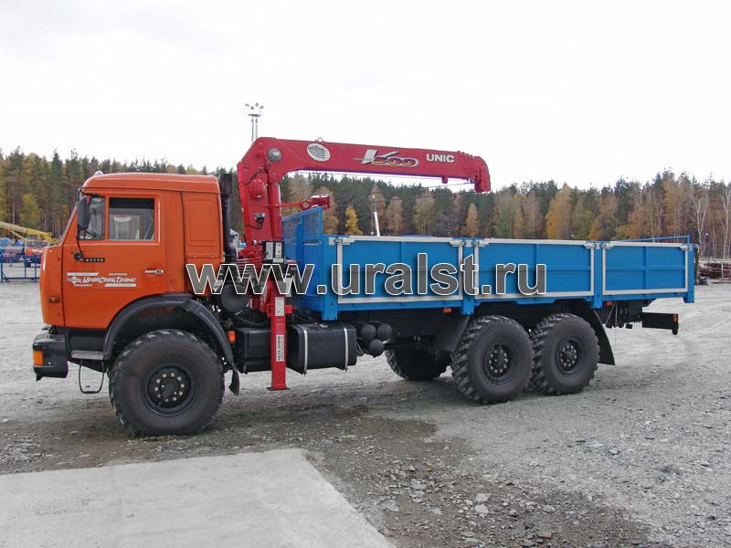 Бортовой Камаз 43118 с КМУ UNIC-505