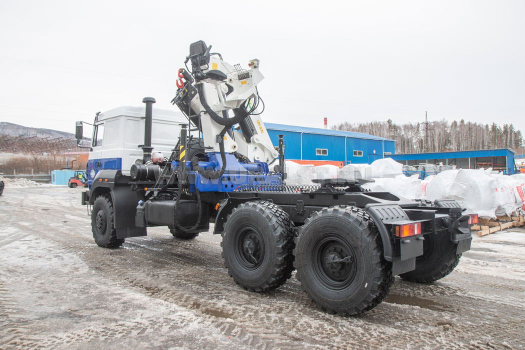 Седельный тягач УСТ-5453 Урал с КМУ ИМ-240