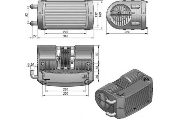 Отопитель зависимый Ultimate 24В