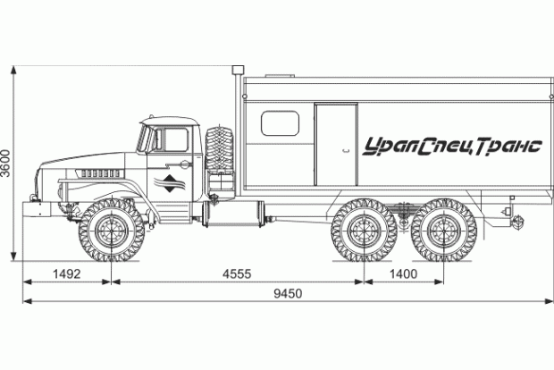 ППУА 1600/100 на шасси Урал 4320-1912-40