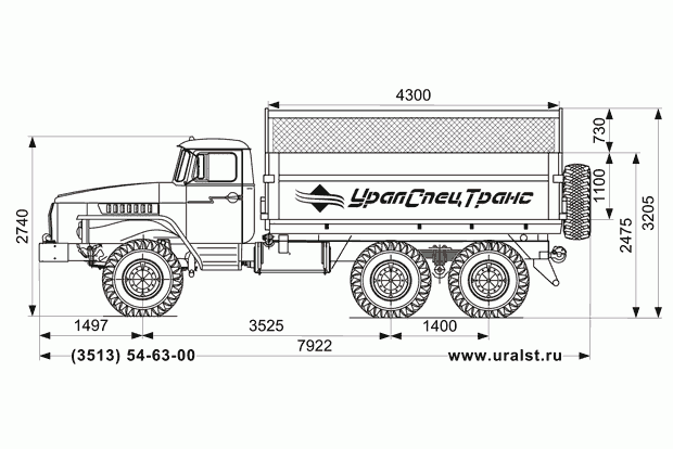 УРАЛ АВТОМОБИЛЬ САМОСВАЛЬНЫЙ