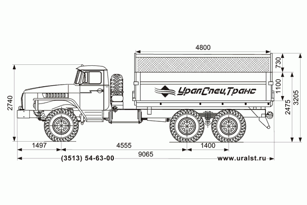 УРАЛ АВТОМОБИЛЬ САМОСВАЛЬНЫЙ