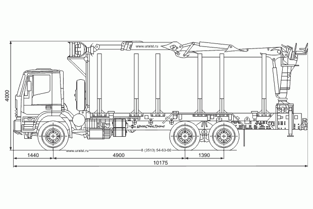 сортиментовоз iveco