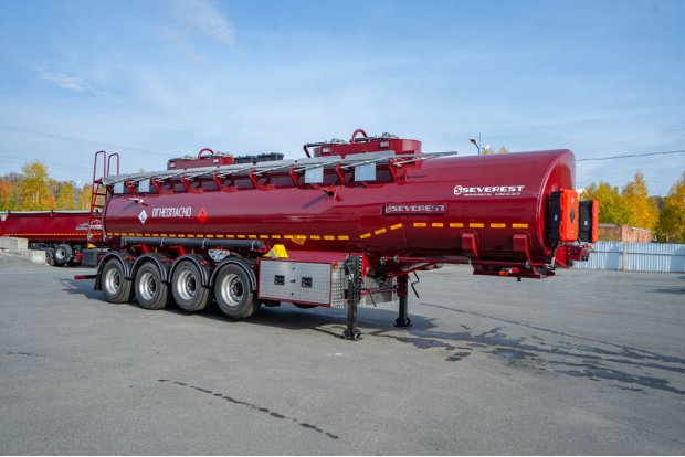 Полуприцеп цистерна для ГСМ ППЦ 32К-42ЛЛ-4НР SAF SEVEREST