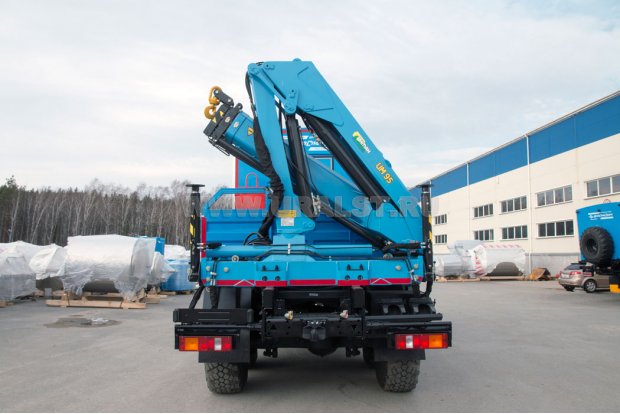 Фургон Камаз АНРВ с краном манипулятором