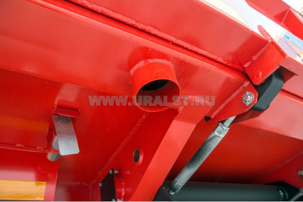 Обогрев самосвальной платформы выхлопными газами