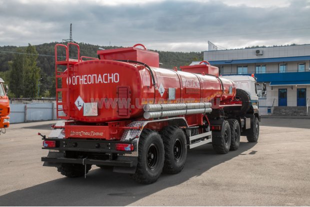 Полуприцепы цистерны для нефти ППЦН 20-21-2Н УСТ 9465 рамная, насос