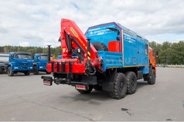 ПАРМ с КМУ ИМ-150N УСТ 5453 Камаз 43118-50 сп.м