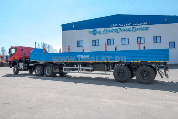 Тягач АМТ N.V. 632910 [шины 315-80R22.5] + Полуприцеп контейнеровоз ППК 27-24-12КБ 