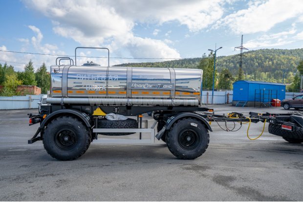 Прицеп-цистерна ПЦПТ 8Т-21 тэн УСТ 9465 нерж/нерж