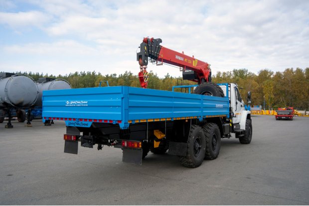 Автомобиль бортовой с КМУ ИТ-150 (тросовый) УСТ 5453 Урал NEXT 4320-72Е5