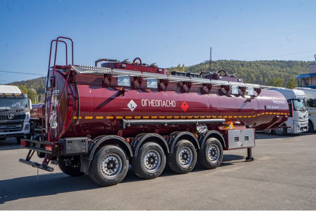 Полуприцеп-цистерна ППЦ 32К-42ЛЛ-4Р SEVEREST высота ССУ 1150 мм, рекуперация, дисковые тормоза