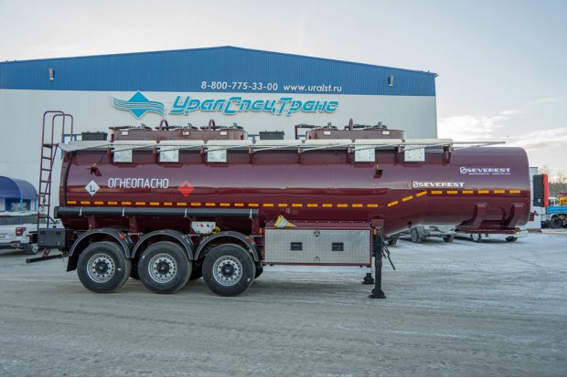Полуприцеп-цистерна ППЦ 30К-32Л-5Р SEVEREST высота ССУ 1250 мм, дисковые тормоза, рекуперация