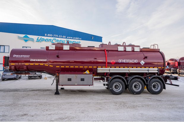 Полуприцеп-цистерна ППЦ 32К-32Л-5 SEVEREST высота ССУ 1250 мм